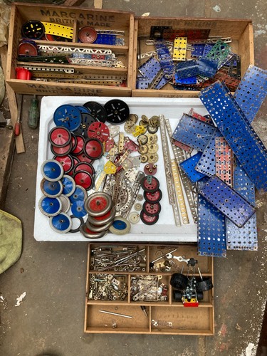 Job lot vintage - lot, meccano